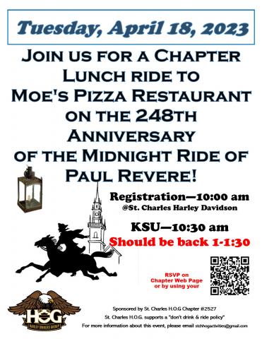 Paul Revere Ride | St. Charles Missouri Chapter #2527 | St. Charles ...